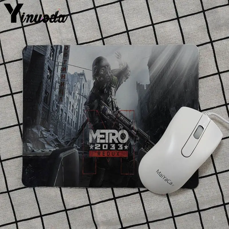 No Lock Edge18x22cm Yinuoda, новинка, Metro 2033, обои, уникальный Настольный коврик, игровой геймер, коврик для мыши, резиновый, компьютерный, игровой коврик для мыши - Цвет: No Lock Edge18x22cm