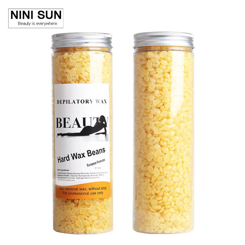 

Depilatory Hot Film Hard Wax Beans Pellet Waxing Bikini Hair Removal wax 400g Honey Taste 2016 New Arrival for Beauty Treatment