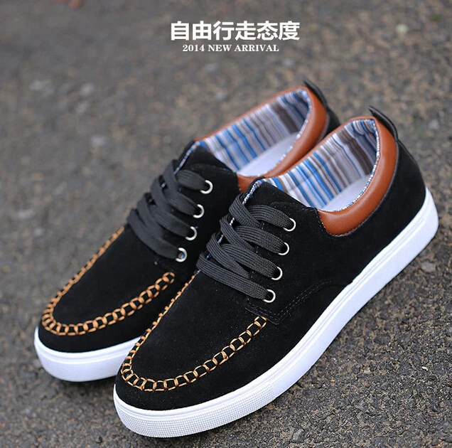 2015 men shoes casual fashion low suede nubuck leather size 37-44 | Обувь