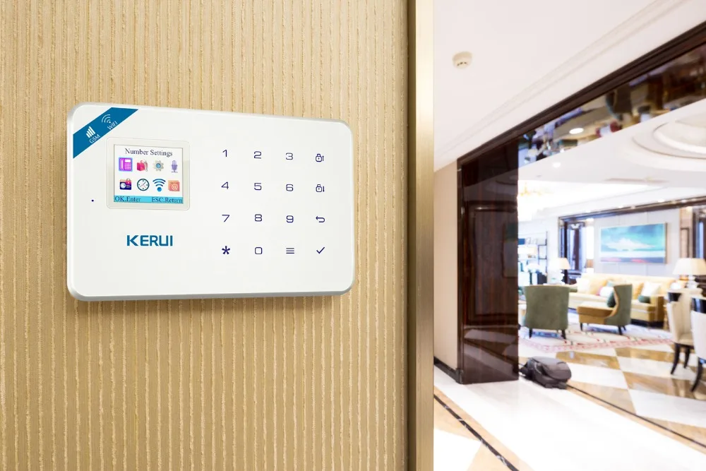 KERUI W18 панель управления wifi GSM SMS домашняя охранная сигнализация