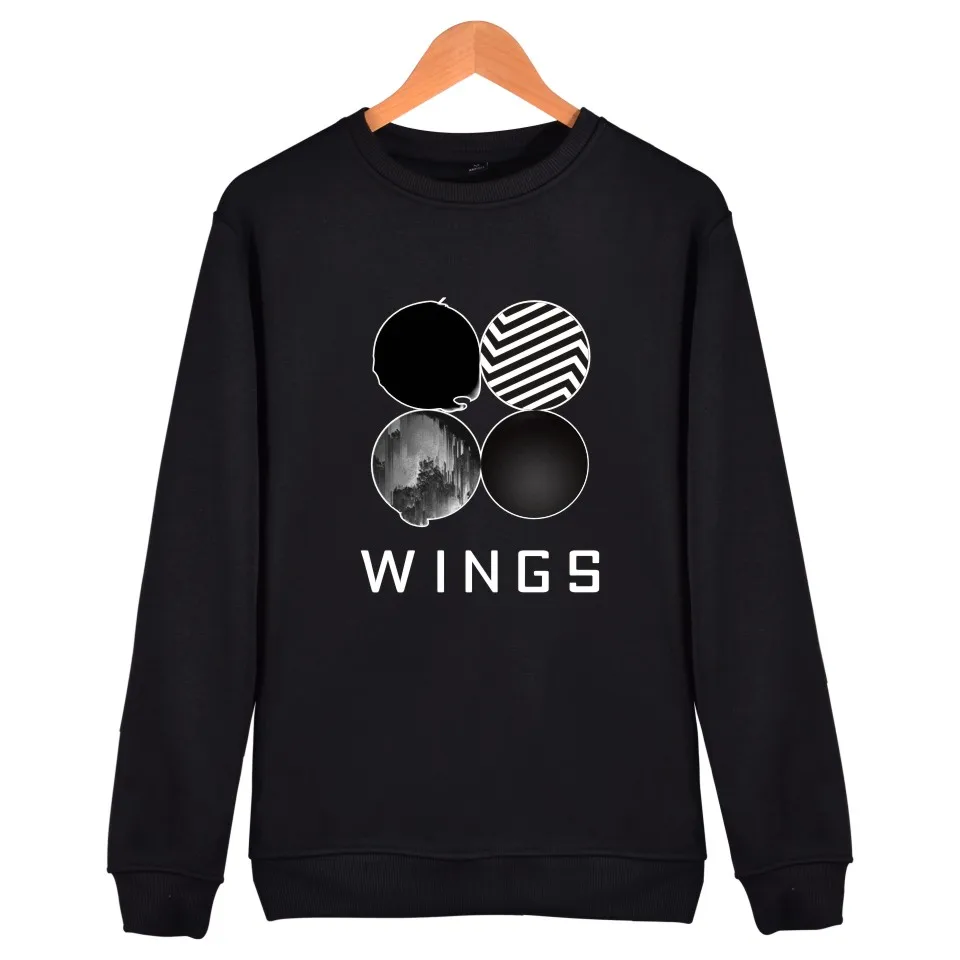 Bangtan Boys 2th Album WINGS Толстовка для женщин/мужчин модные толстовки Young Forever спортивный