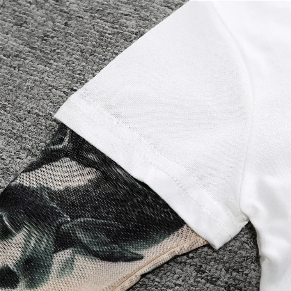 Штаны с фальш вставкой длинными рукавами в стиле хип хоп Футболки для мальчиков