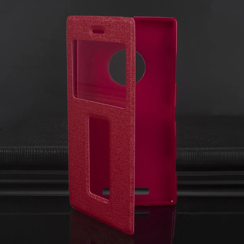 Чехол из искусственной кожи с окошком для Nokia Lumia 830 чехол Microsoft N830 задней панели