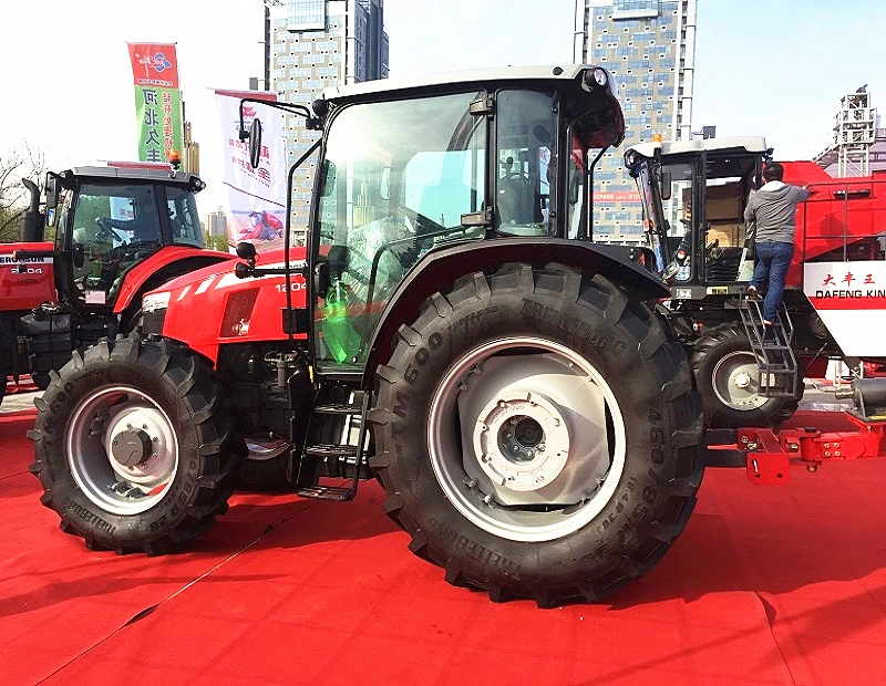 25hp до 120hp 4x4 Компактный трактор с фронтальным погрузчиком и экскаватора