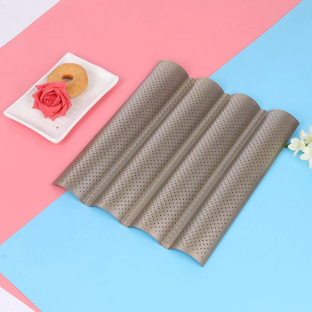 Перфорированные лоток для багета антипригарные перфорированные форма