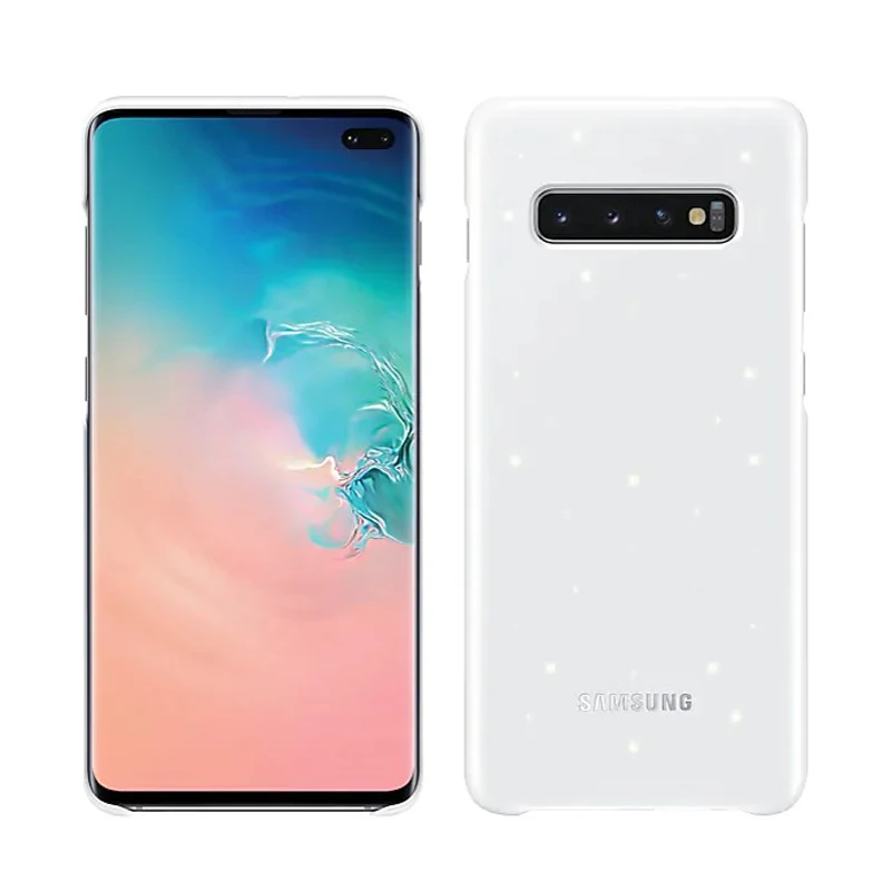 SAMSUNG Original Intelligent LED Phone Case for Samsung GALAXY S10E S10X S10 Plus S10Plus SM-G9700 G9730 Hard Phone Cover