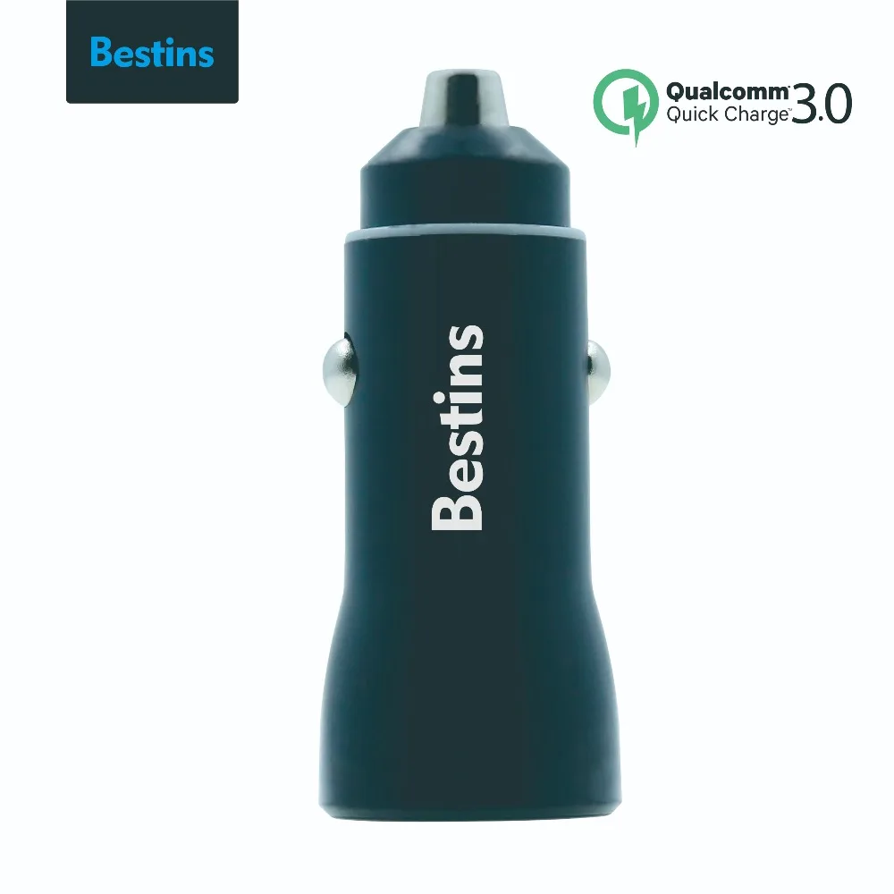 Автомобильное зарядное устройство Bestins QC3.0 5V2.4A быстрая зарядка с двумя портами QC 3