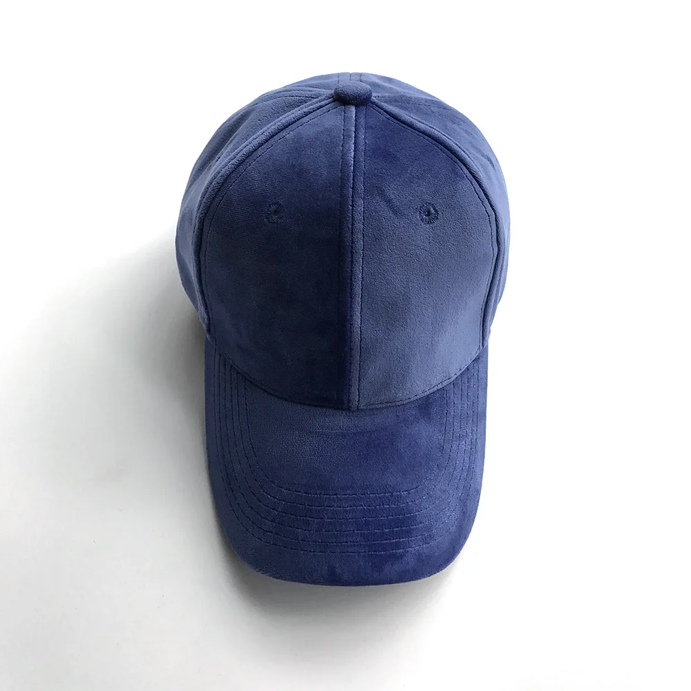 Новинка года, бархатная бейсболка, новая брендовая Кепка Gorras, зимняя Осенняя Кепка в стиле хип-хоп, плоская кепка, Кепка для мужчин и женщин - Цвет: Royal