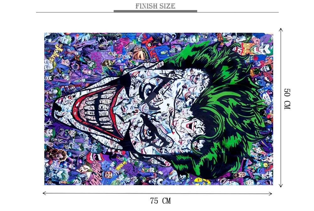 Коллекция MOMEMO Joker, 1000 деталей, мультяшная головоломка, деревянная, для взрослых, забавная головоломка, интересные пазлы, игрушки, 1000, головоломка, подарки
