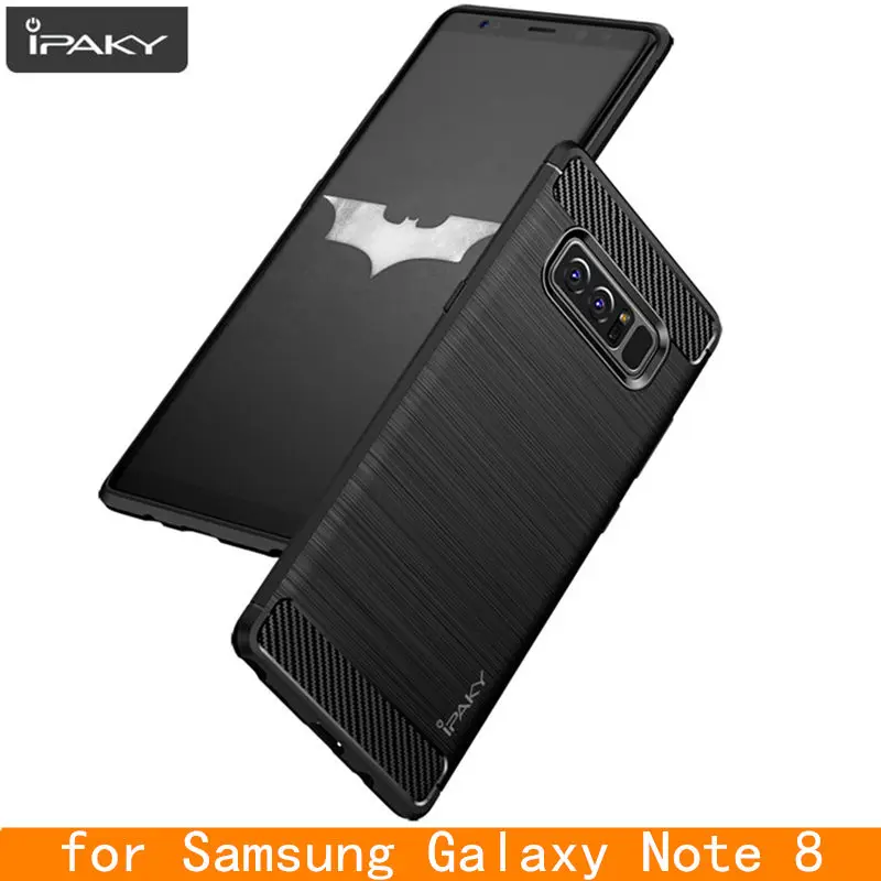 Чехол для Samsung Galaxy Note 8 9 силиконовый гибридный чехол из углеродного волокна S8 S9 S10