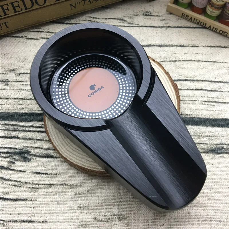 

Пепельница COHIBA, Мини пепельница для курения, металлическая карманная пепельница для сигар, пепельница для путешествий, пепельница для сига...