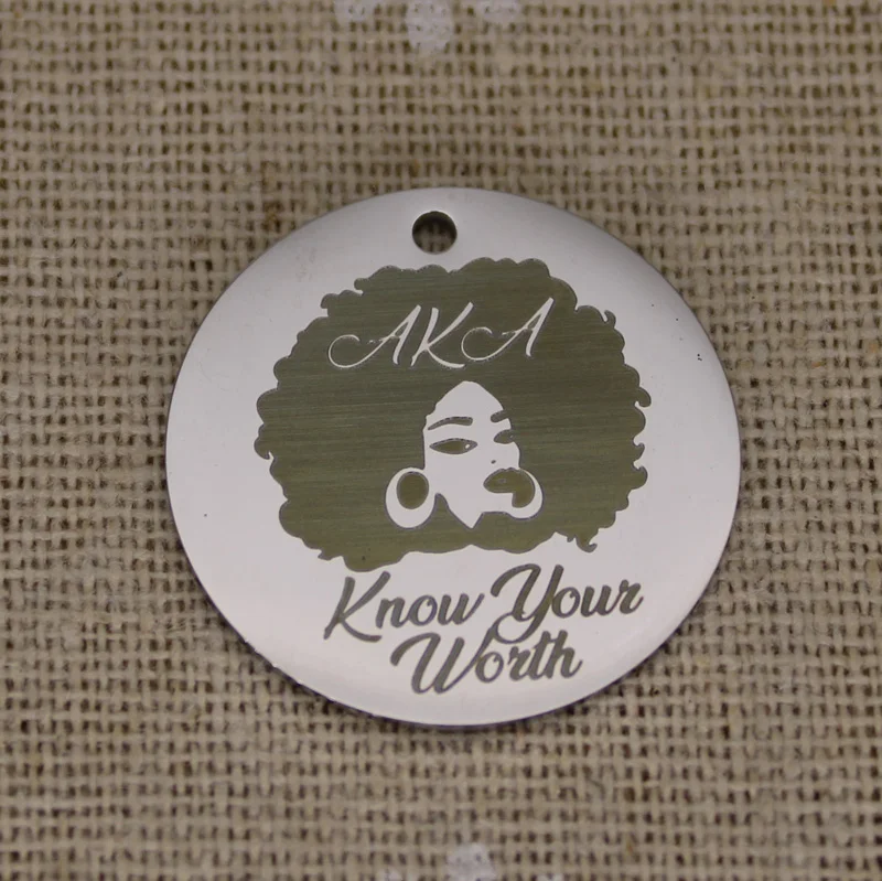 Подвеска из нержавеющей стали 25 мм 20 шт./лот|Шармы| |