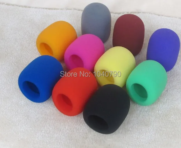 

10 Pieces Mixed colors Handheld Stage Microphone Windscreen Foam Mic Cover Karaoke
