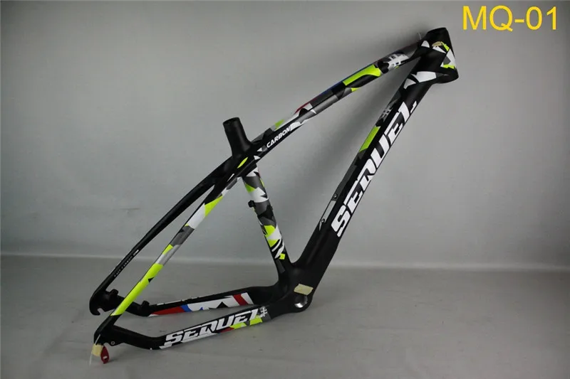 MTB карбоновая рама 29er mtb камуфляжная карбоновая велосипедная Рама SEQUEL велосипедная Рама 142*12 или 135*9 мм быстросъемная карбоновая рама MTB