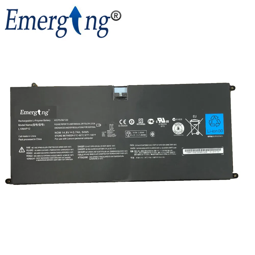 Новый оригинальный аккумулятор для ноутбука Lenovo LENOVO IdeaPad Yoga 13 U300 U300S L10M4P12 14 8 в 54