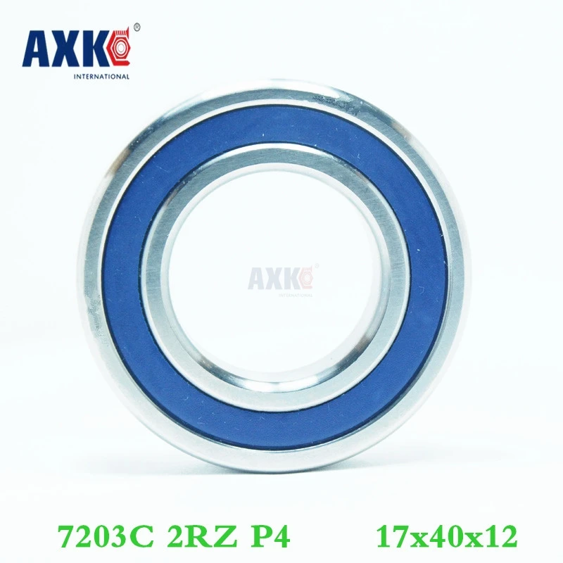 Axk 1 шт. 7203 7203c 2rz P4 17x40x12 герметичные Радиально упорные контактные подшипники