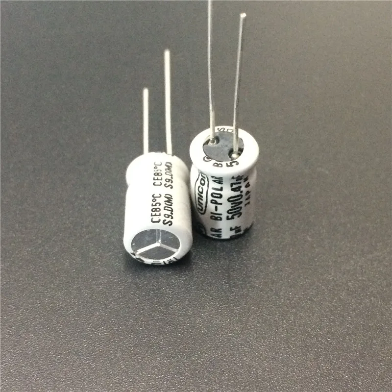 

100pcs 0.47uF 50V Japan UNICON 8x11.5mm 50V0.47uF Bipolar Non Polarity Capacitor