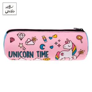 Косметичка с 3D принтом единорога Тима, женская косметичка, детская школьная сумка-карандаш, сумка для канцтоваров Maleta De Maquiagem neessaire