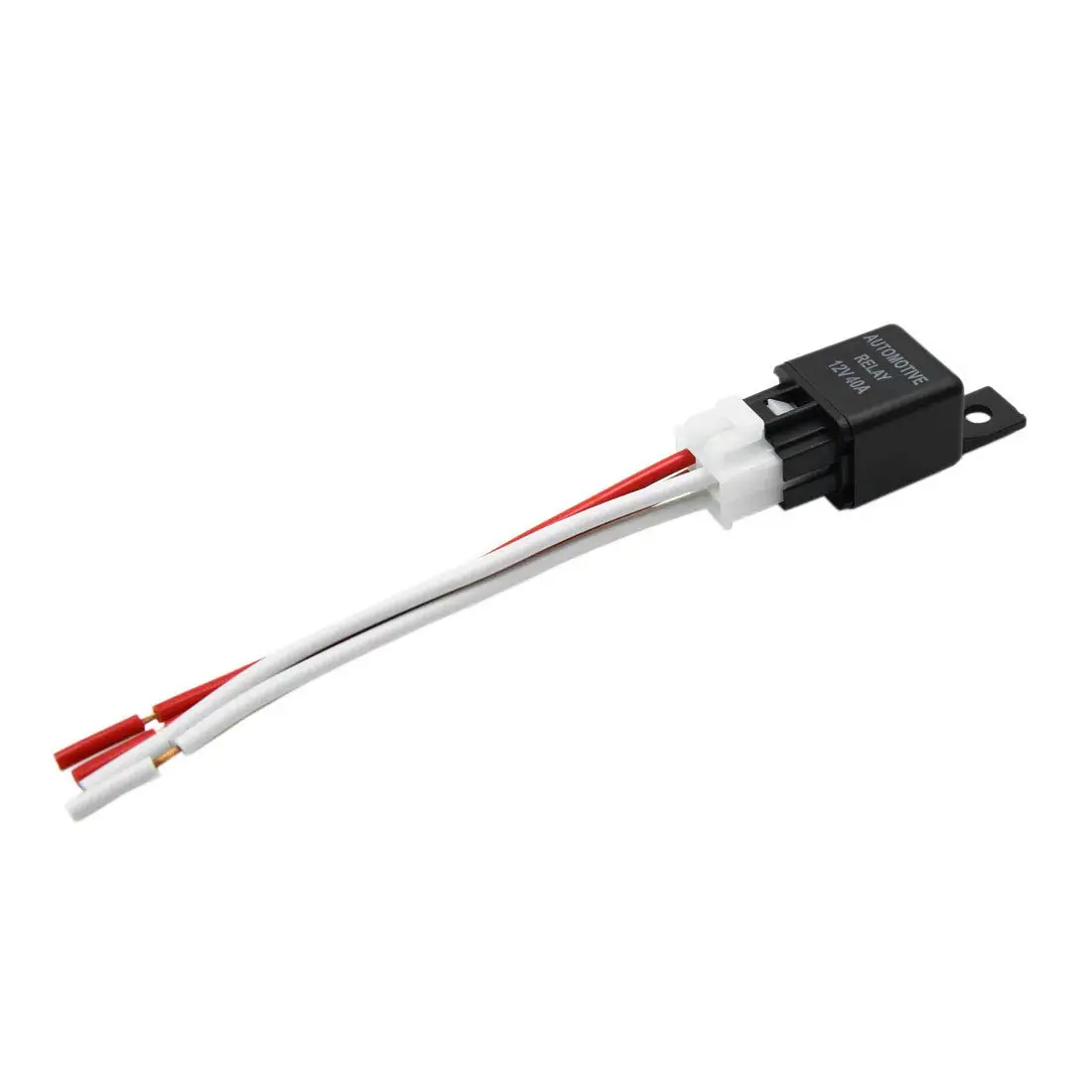 Uxcell DC 12V 40A SPST 4 Pin Automotive Car Relay with Wires Harness Socket 2pcs 1pcs | Автомобили и мотоциклы