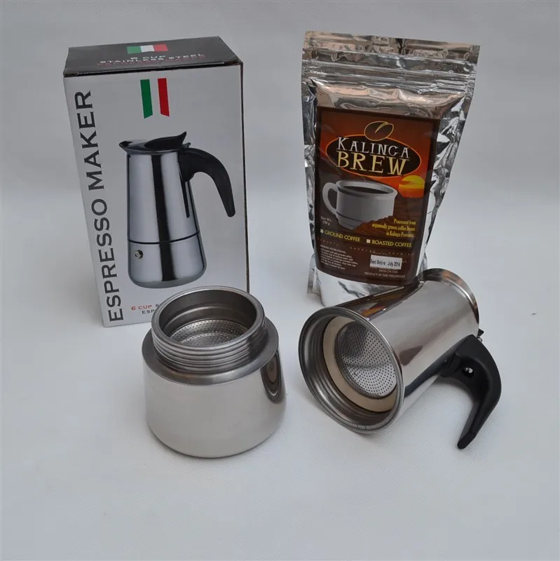 6 cups300ML Эспрессо машина американская струйка электрическая Moka Кофеварка горшок печь электрический комплект частей