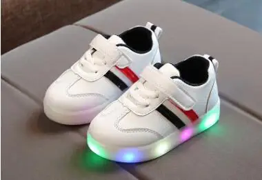 2018 Новый Демисезонный детская светящаяся обувь светодиодный Chaussure Enfant для