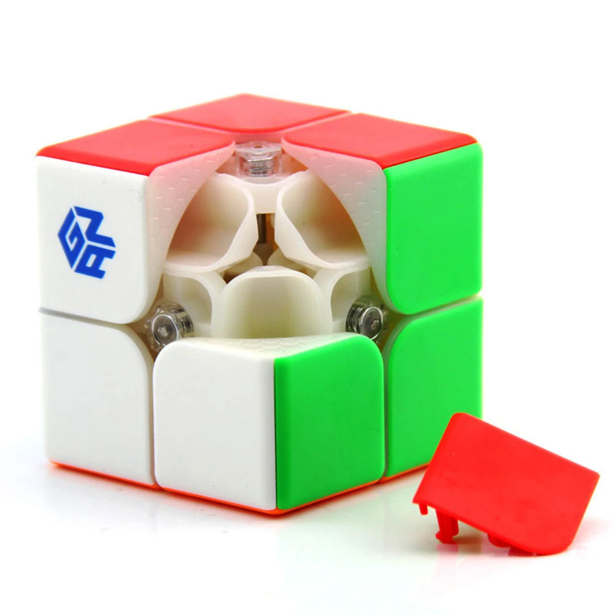 Оригинальный Gan 249 V2 M 249M Магнитный куб черный магический головоломка 2x2x2 игрушки