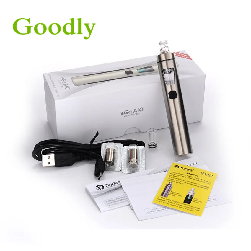 Оригинальные Электронные Сигареты Joyetech Эго AIO Starter Kit Все в Одном 2 мл Анти утечка