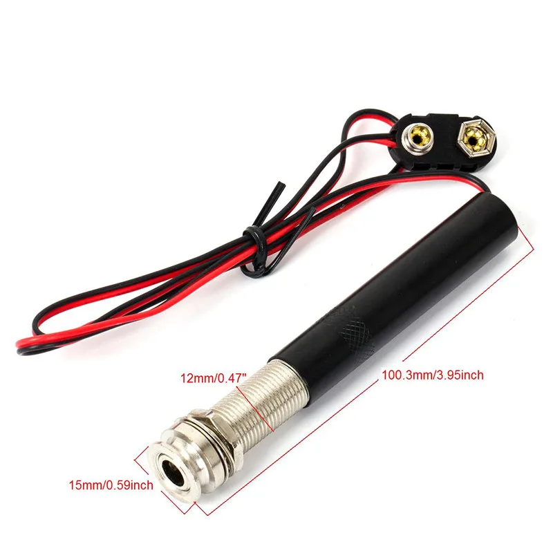 Endpin Jack Preamp Active Piezo Pickup Kit для фотографий|pickup kit|piezo pickupjack preamp |