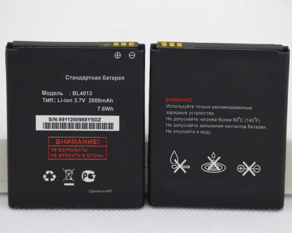 10 шт./лот BL4013 аккумулятор для мобильного телефона FLY IQ441 BL 4013 2000 мАч перезаряжаемая