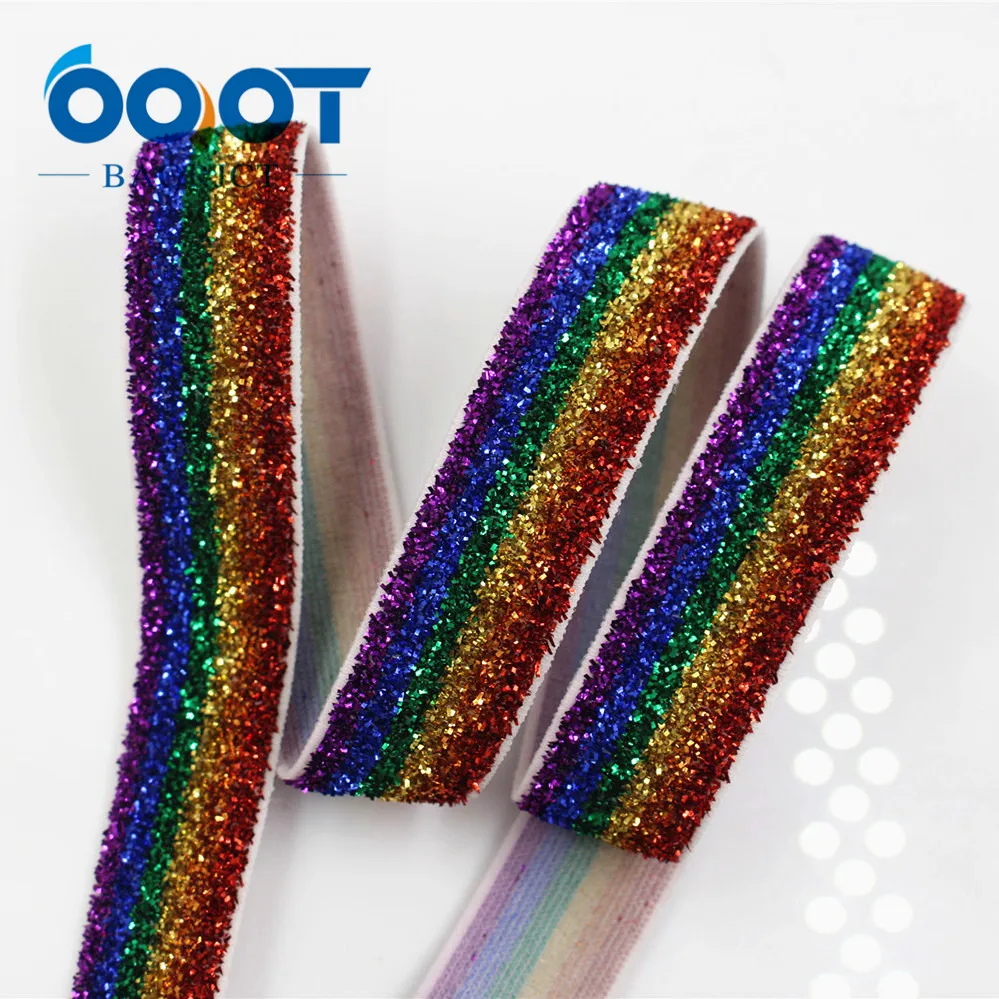 OOOT BAORJCT 175173 16 мм разноцветная Зеленая эластичная лента для лука аксессуары