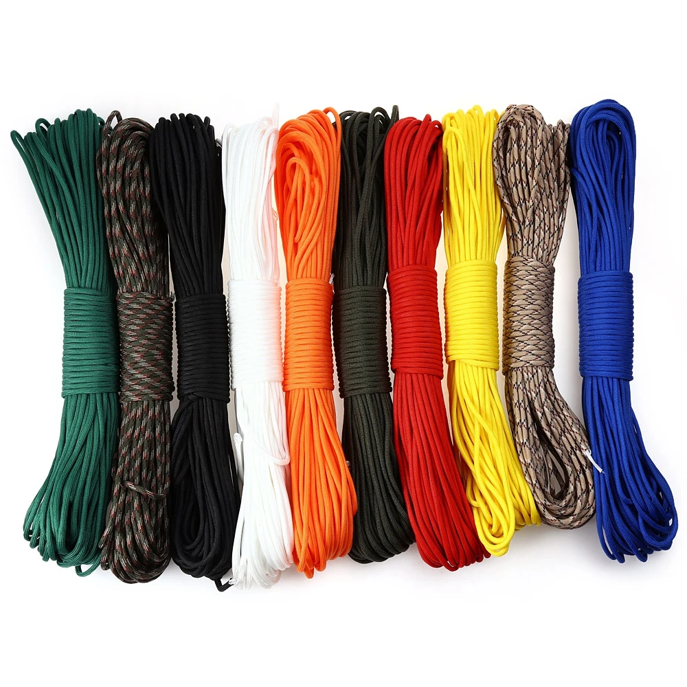 Paracord парашютом шнура многофункциональный 7 Core ремешок веревка 31 м зонтик кемпинг