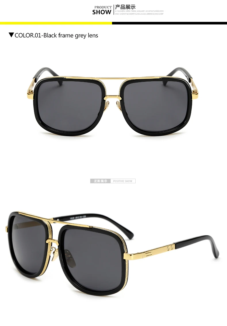 Солнцезащитные очки большого размера для мужчин и женщин роскошные брендовые