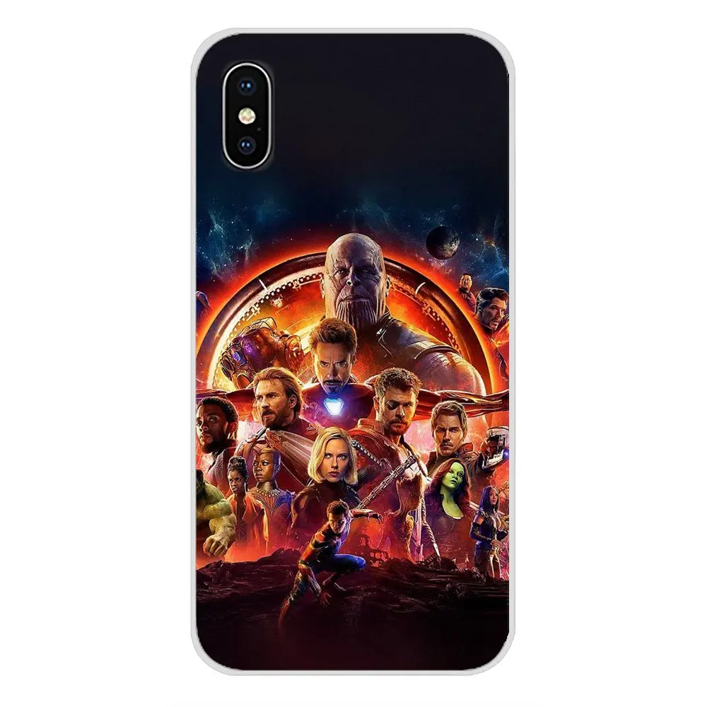 Аксессуары Чехлы для Samsung Galaxy S4 S5 MINI S6 S7 edge S8 S9 S10 Plus Note 3 4 5 8 9 Marvel Мстители Капитан