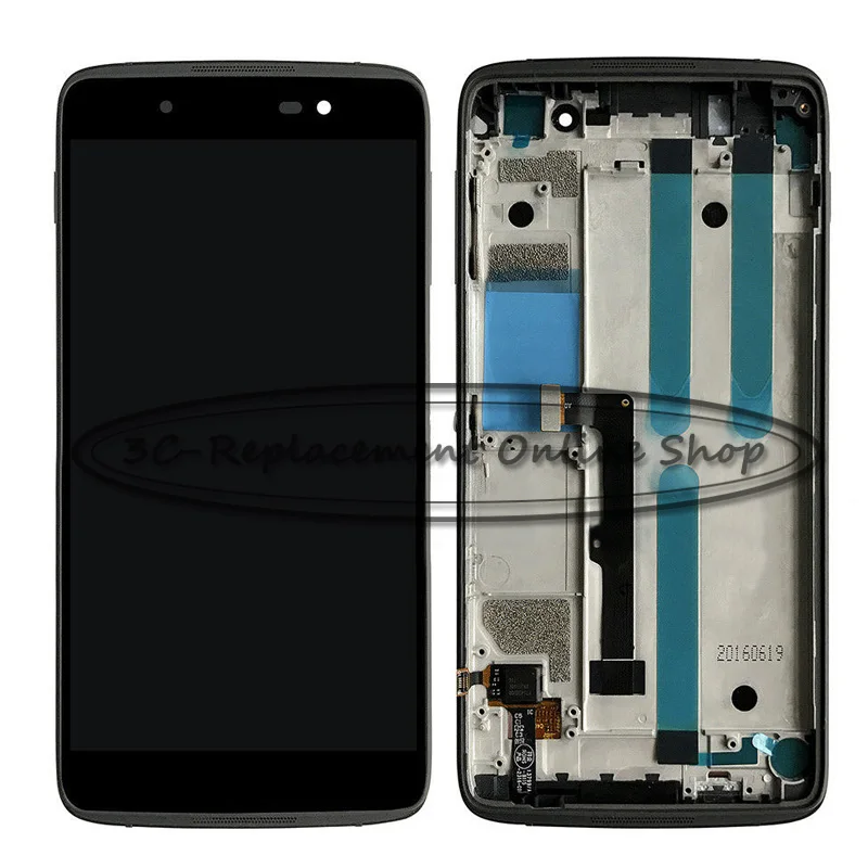 Для Alcatel One Touch Idol 4 LTE 6055 6055P 6055Y 6055B 6055K 6055H Full ЖК дисплей + кодирующий преобразователь