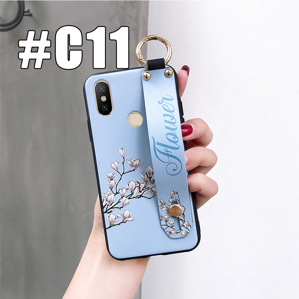 C11 Для Red mi Note 8/Note 7/Note 5 Pro/6X/A2/mi 8/5 Plus/S2/Y2 модный ремешок с подставкой Чехол для телефона для Xiaomi mi 9/A2 Lite/Red mi 6 Pro - Цвет: C11