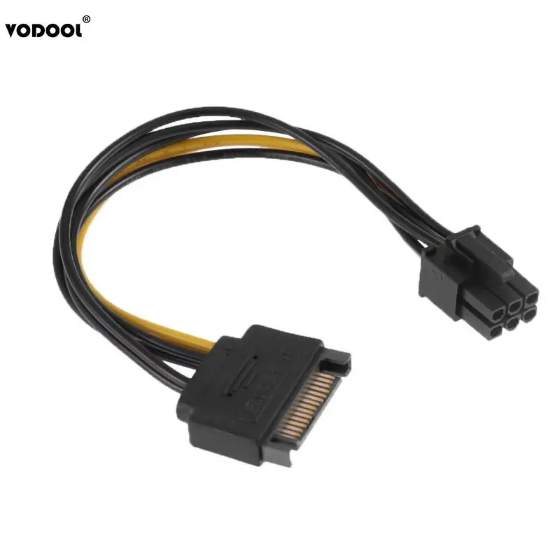 VODOOL 6Pin PCIE PCI E Express Riser Card 1X к 16X USB 3 0 конвертер кабель адаптер SATA для майнинга