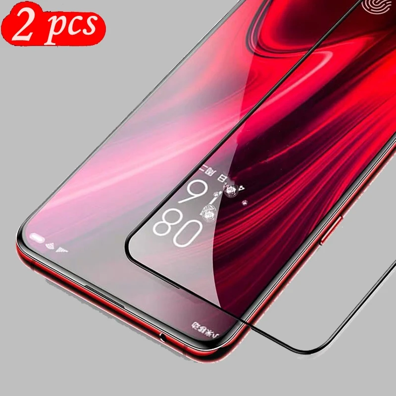 Funda completa de vidrio templado para Xiaomi Mi 9 T, Protector de pantalla de vidrio, pegamento completo ultrafino para Xiaomi 9 T 9 T-3