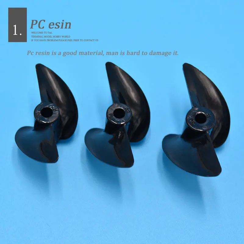 Диаметр лодки 3 мм пропеллер с 2 лопастями пропеллеры для 3-миллиметрового вала
