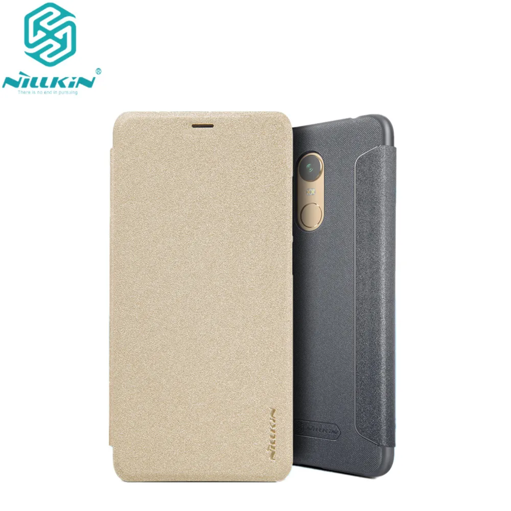 Для xiaomi redmi 5 plus чехол твердая задняя крышка NILLKIN pu кожаный откидная для note Int'l
