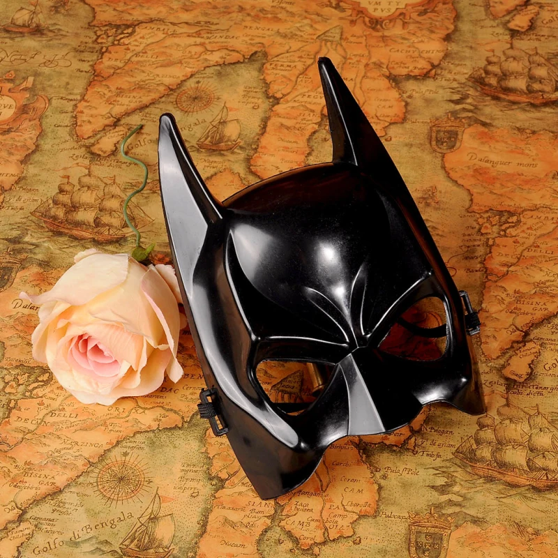 1 шт. горячая маска Бэтмена на Хеллоуин детский черный маскарадный костюм для