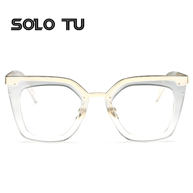 Новинка 2017 винтажные оправы для очков Модные кошачий глаз половинчатая