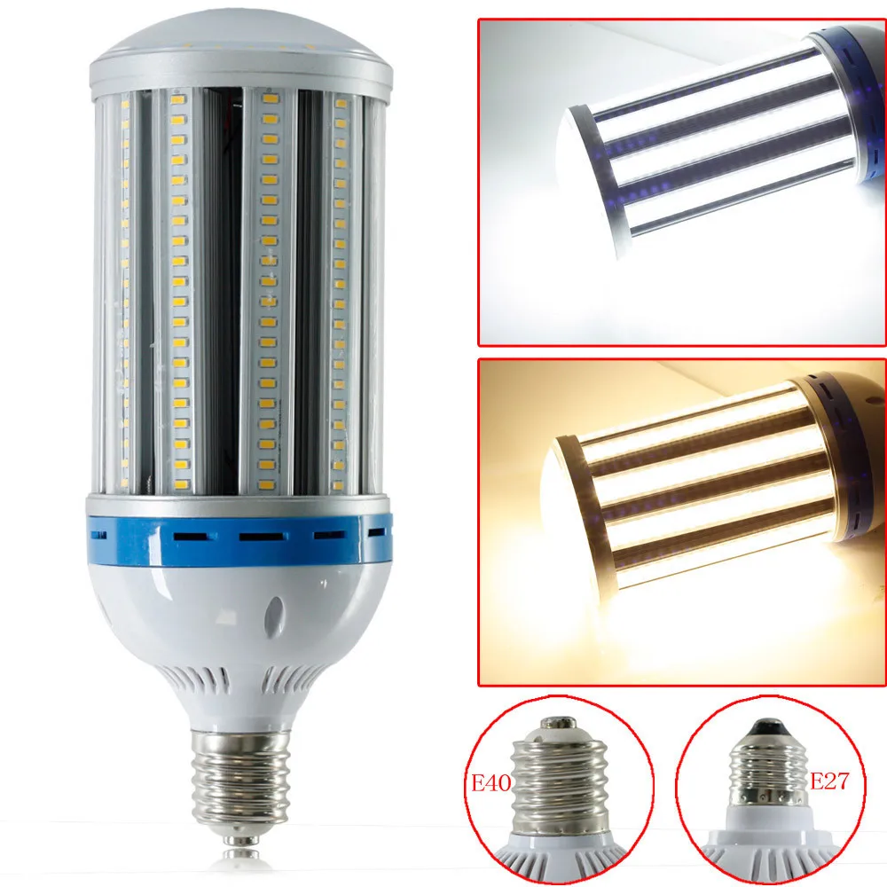 Водонепроницаемый IP65 SMD5730 E40 E27 Led кукурузные лампочки 30 Вт 45 55 65 80 100 120 наружный
