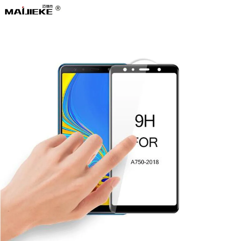 Настоящее 5D полный охват закаленное Стекло для samsung A7 2018 A750 Экран протектор Galaxy