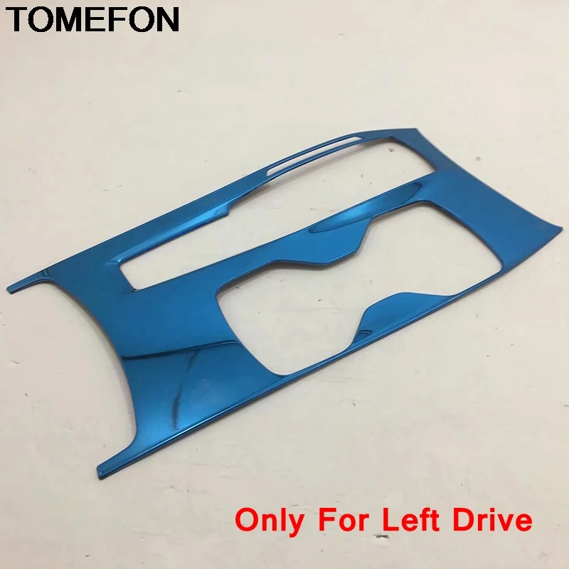 

TOMEFON For Honda Accord 2018 2019 10th LHD Gear Shift Box Panel Control Frame Moulding Cover Trim Interior Accessories
