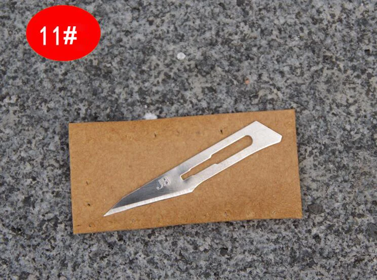No.11 blade 500 шт. лезвие 10#11#15#20#23#24# хирургические инструменты для ремонта скальпеля нож для одноразового Стерильного/мобильного телефона/красоты/DIY - Цвет: No.11 blade