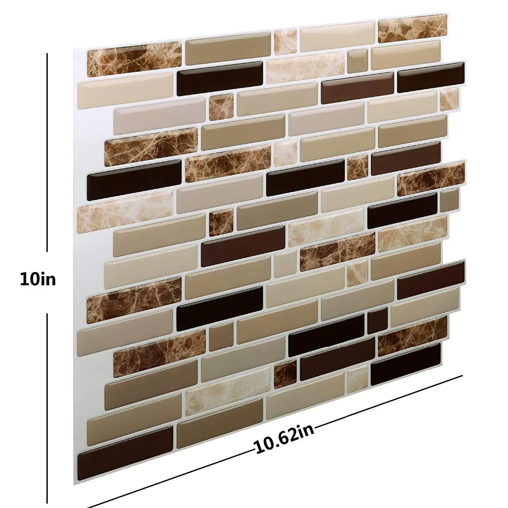 

New Design House Decoration Vinyl Wall Tiles Strong Adhesive Wall Sticker
