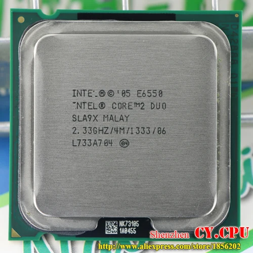 Процессор Intel Core 2 Duo E6550 cpu(2,33 ГГц/4 м/1333 ГГц) Socket 775