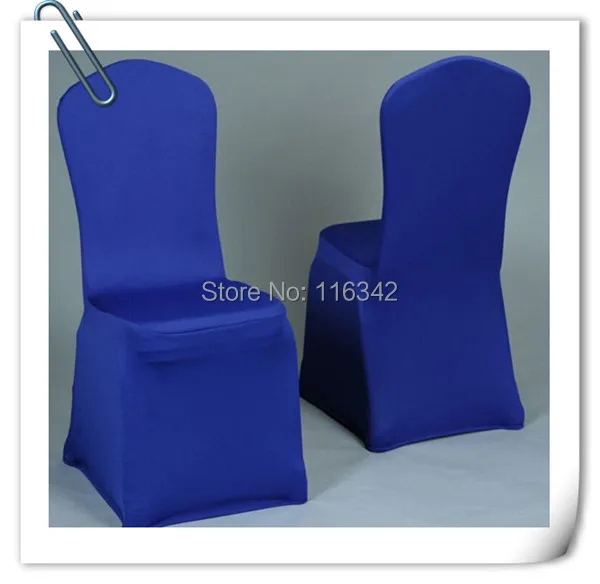 2016 Горячая Распродажа и горячая распродажа! 100 шт. синие чехлы на стулья из