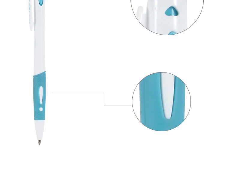 5 шт. Рекламные шариковые ручки пластиковые разноцветные с кобурой офисные