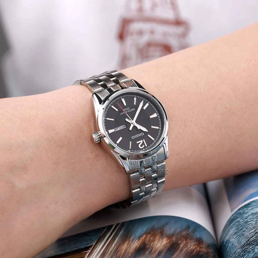 часы женские Casio лучший бренд класса люкс Водонепроницаемый Кварцевые подарки